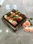 Ramadan Mubarak Wooden Strawberry Box
