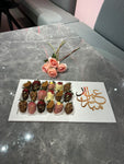 Eid Strawberry Tray - White