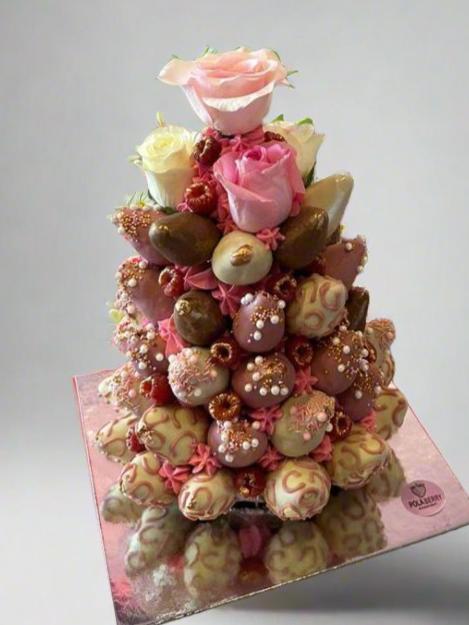 Pink Strawberry Tower