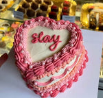 Heart shape bento cake