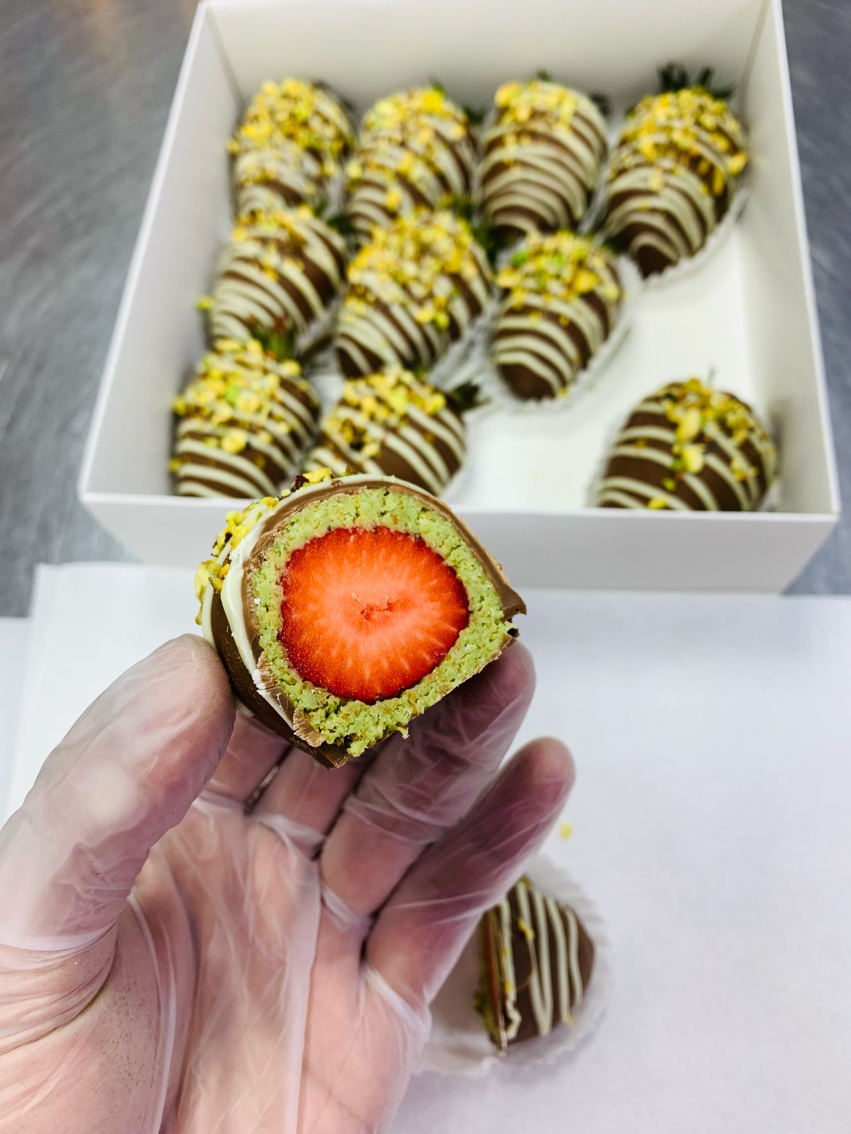 Pistachio Strawberry Chocolate